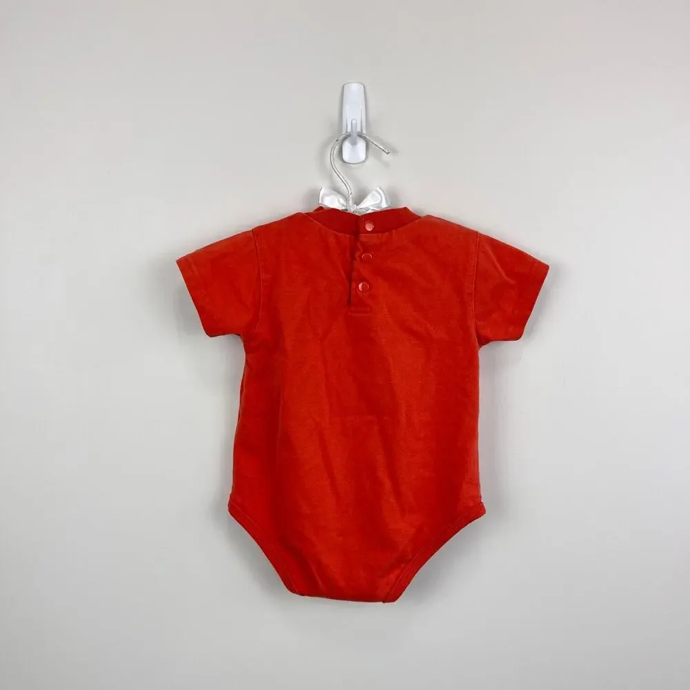 Vintage Y2K Disney Tigger's River Ridin' Fun Adventure Camp Bodysuit 12 Months